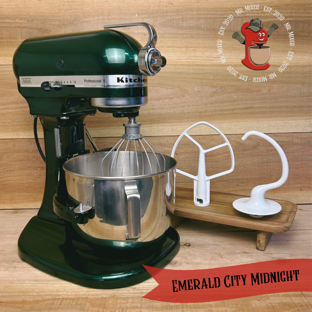 Mr. Mixer Signature Upgraded KitchenAid Emerald City Midnight With